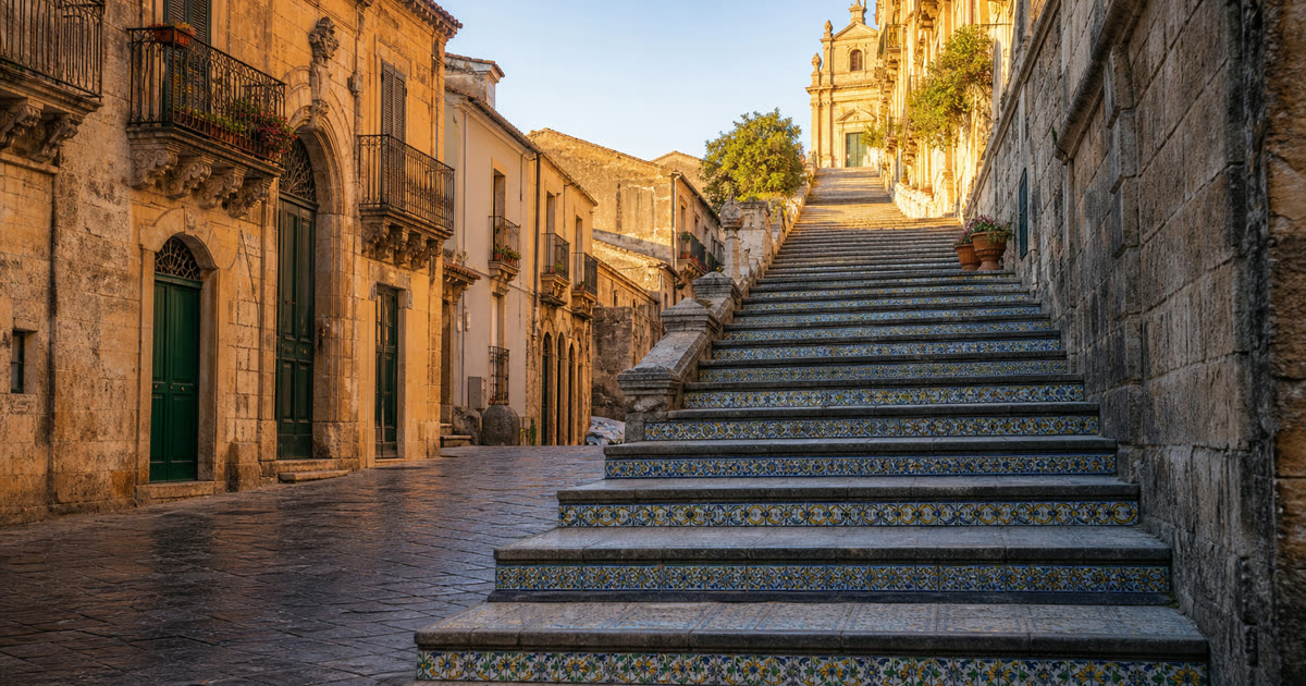 Caltagirone: scalinate, ceramiche e storia